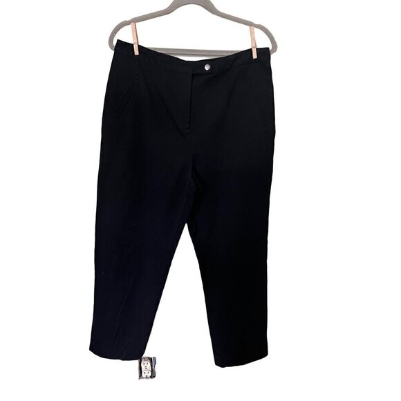 Talbots Petites Stretch Black Pants Size 14‎ Black - Picture 5 of 12